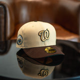 New Era Washington Nationals Green UV (Cream/Mocha) - New Era