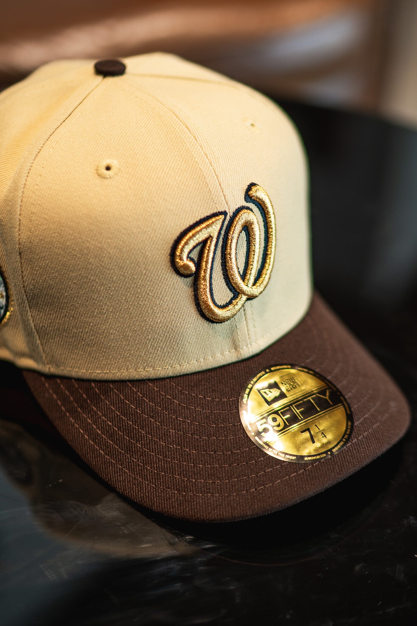 New Era Washington Nationals Green UV (Cream/Mocha) - New Era