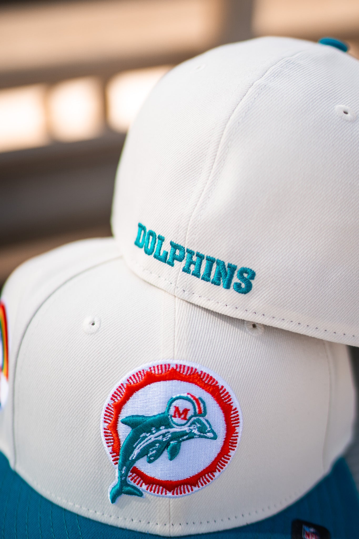 New Era Miami Dolphins 1985 Pro Bowl Green UV (Off White/Teal) - New Era