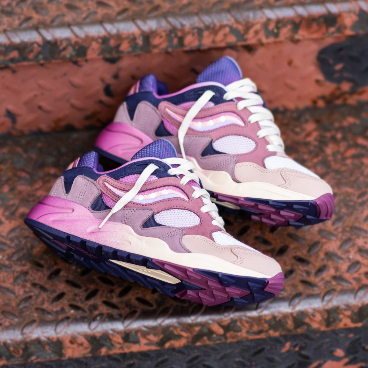 Mens Saucony Grid Shadow 2 Summer Solstice (Lilac/Blue)