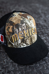 New Era Mexico World Baseball Classic Grey UV Trucker (Black Trucker/Black Corduroy) - New Era