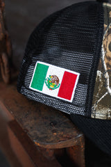 New Era Mexico World Baseball Classic Grey UV Trucker (Black Trucker/Black Corduroy) - New Era