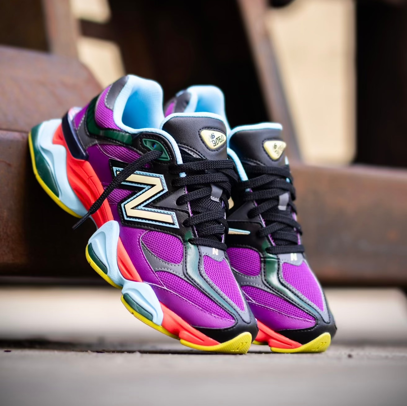 Mens New Balance 9060 (Purple/Red) - U9060RPO