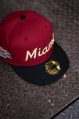 New Era Miami Marlins Marlins Park Green UV (Burgundy/Black) - New Era