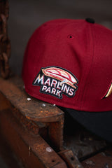 New Era Miami Marlins Marlins Park Green UV (Burgundy/Black) - New Era