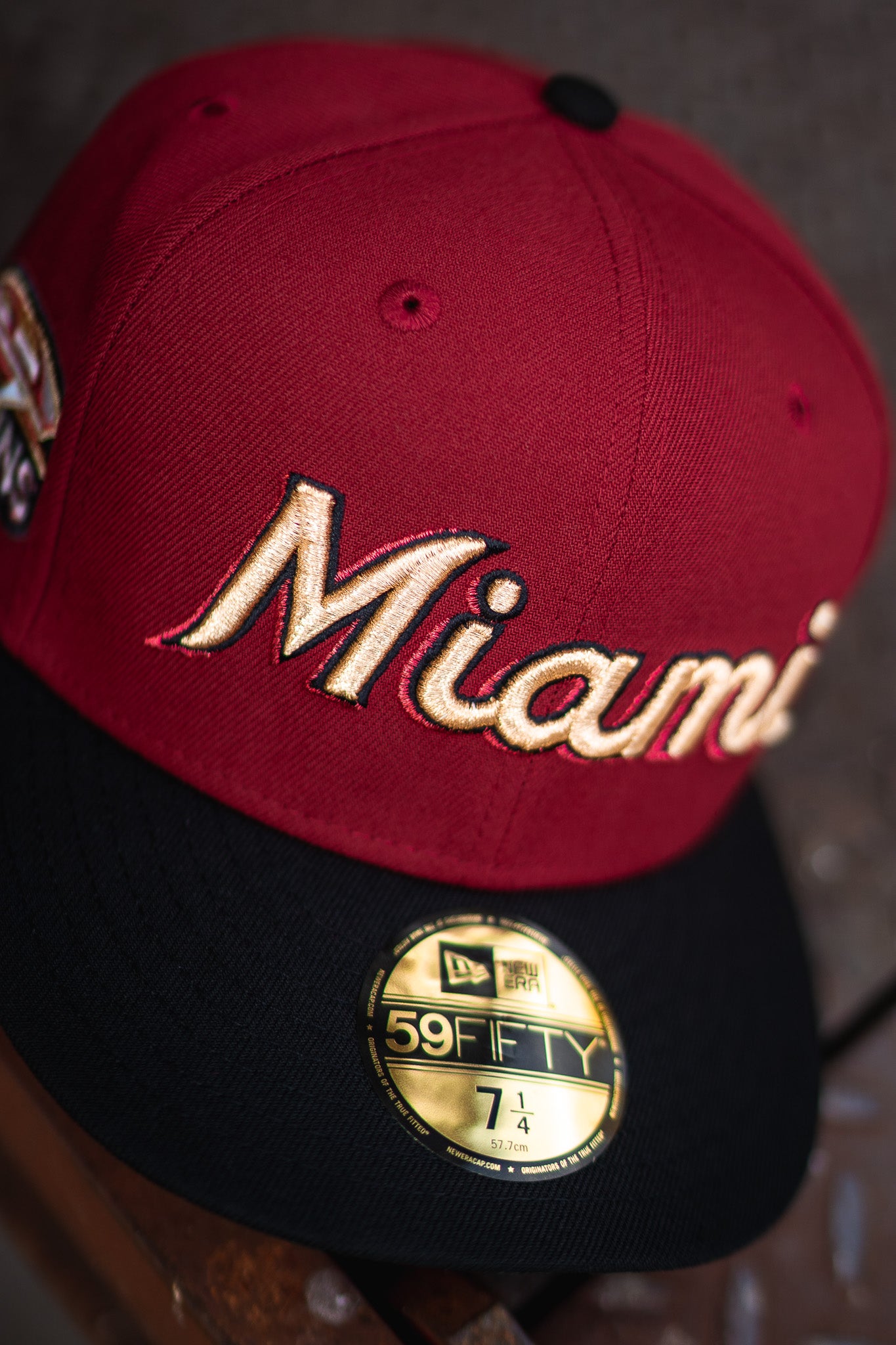 New Era Miami Marlins Marlins Park Green UV (Burgundy/Black) - New Era