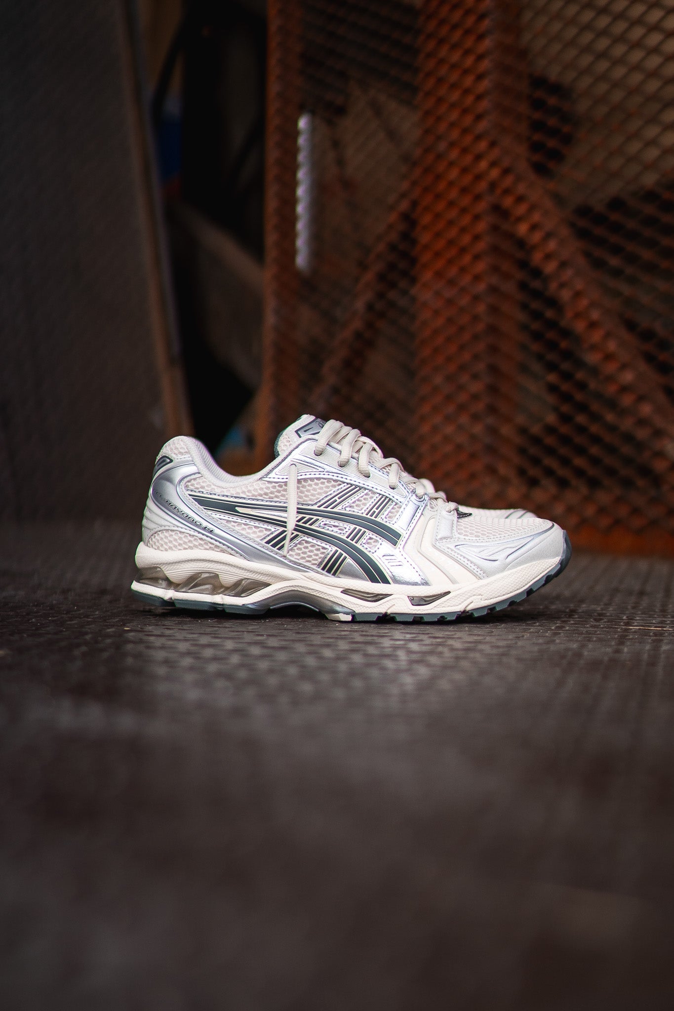 Mens Asics Gel-Kayano 14 (Birch/Dark Pewter) - SNEAKER TOWN