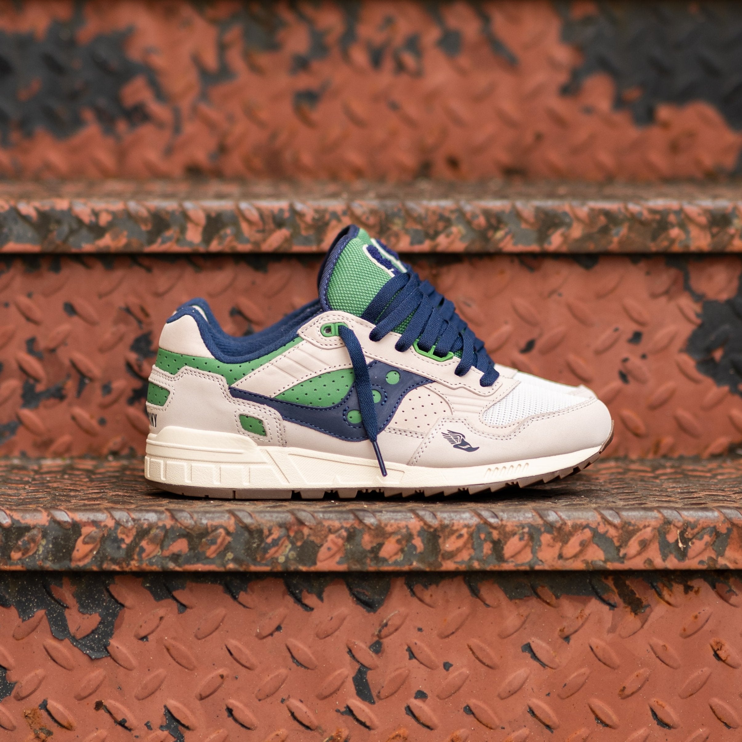 Mens Saucony Shadow 5000 Ivy League (Fog/Green)