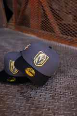 New Era Las Vegas Golden Knights Grey UV (Graphite/Black) 59Fifty Fitted