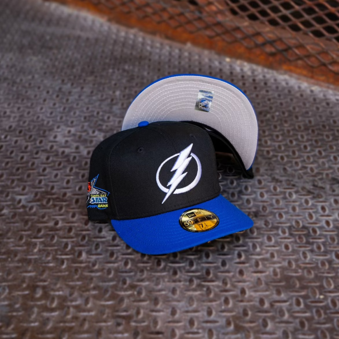 New Era Tampa Bay Lightning 1999 ASG Grey UV (Black/Royal) 59Fifty Fitted