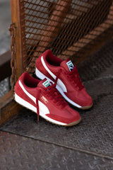 Mens Puma Easy Rider Vintage (Intense Red/Puma White) - Puma