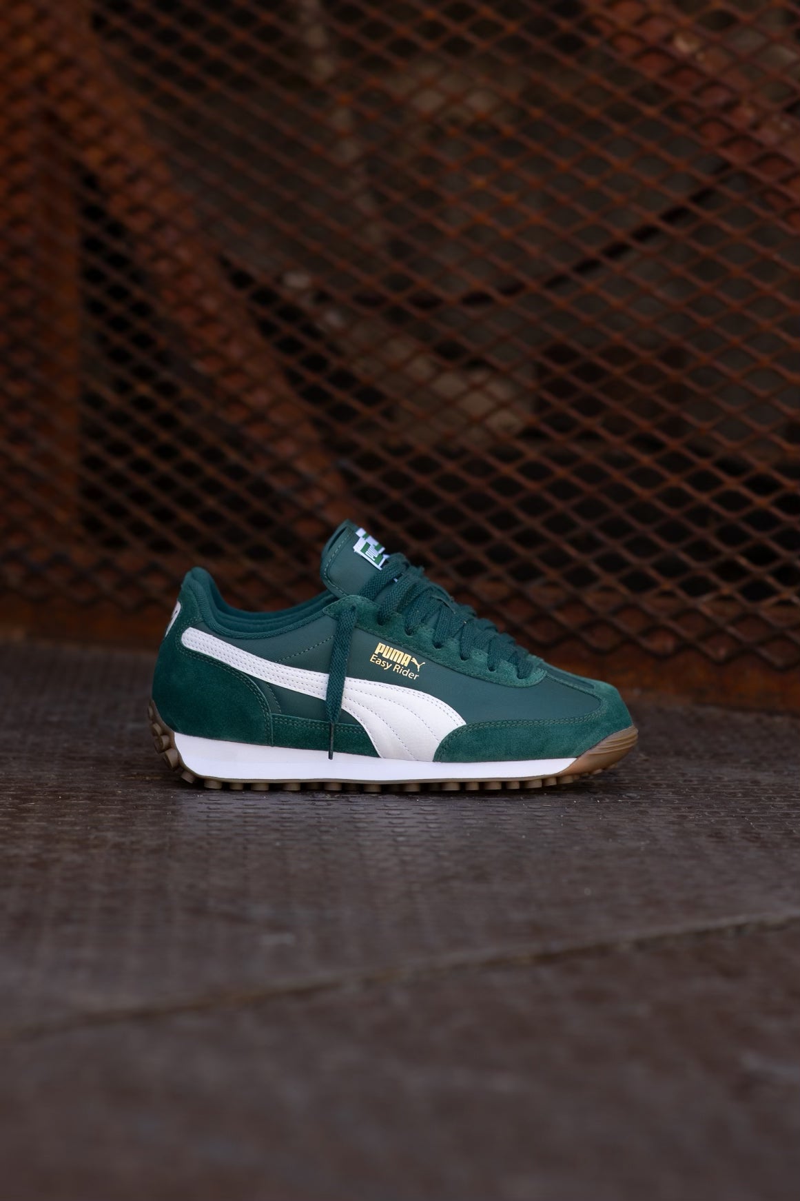 Mens Puma Easy Rider Vintage (Dark Myrtle/Puma White) - Puma