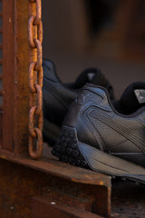 Mens Puma Blacktop Rider Leather (Black/Shadow Grey) - Puma