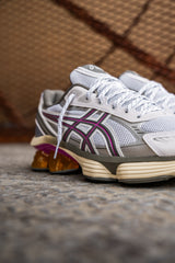 Mens Asics Gel-Kinetic Fluent (White/Truffle Grey) - Asics