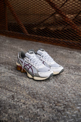 Mens Asics Gel-Kinetic Fluent (White/Truffle Grey) - Asics