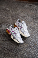 Mens Asics Gel-Kinetic Fluent (White/Truffle Grey) - Asics