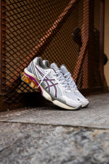 Mens Asics Gel-Kinetic Fluent (White/Truffle Grey) - Asics