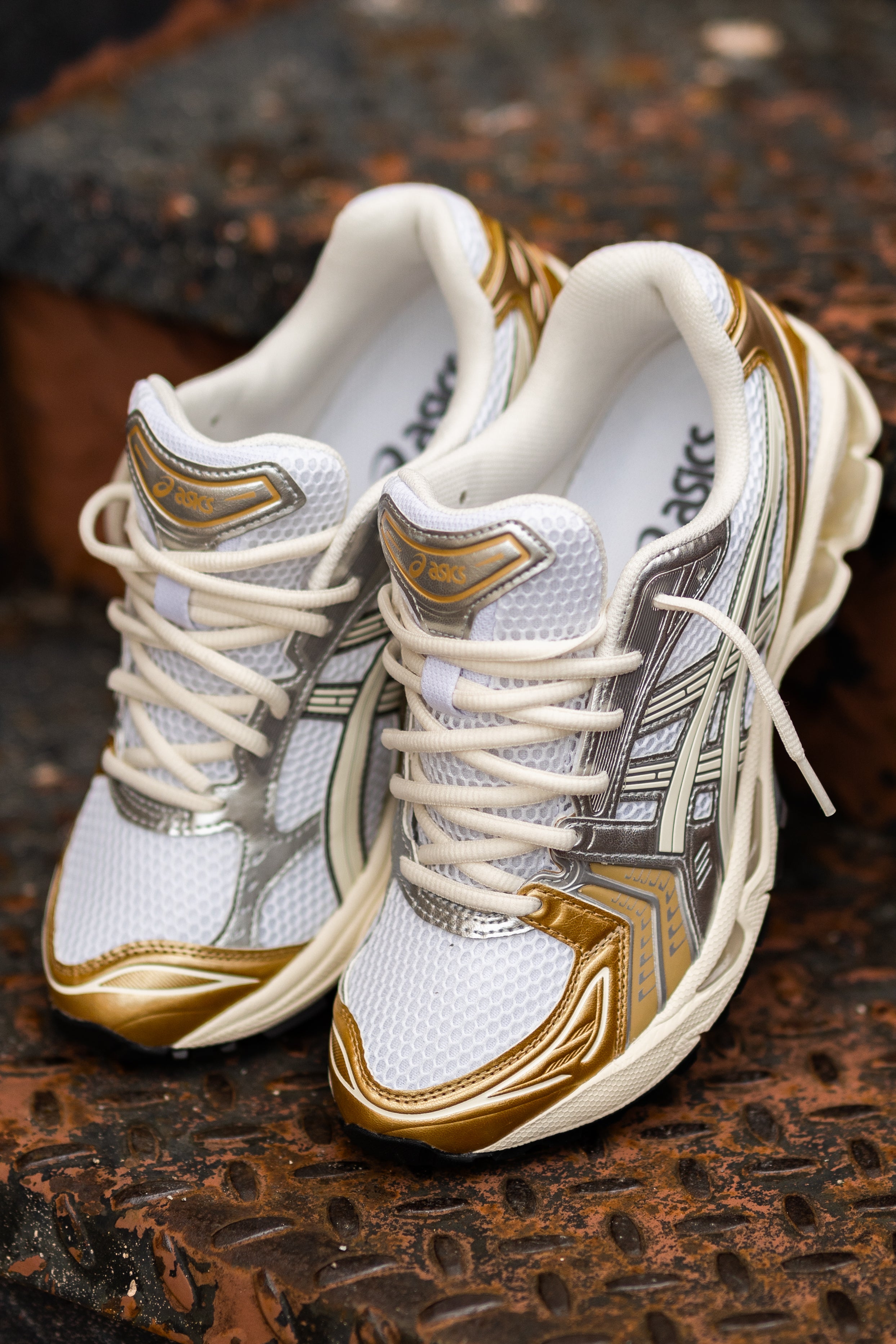 Mens Asics Gel-Kayano 14 (White/Cream)