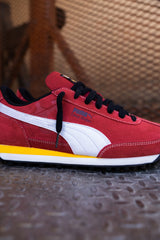 Mens Puma Easy Rider Road To Unity (Dark Crimson/Puma White) - Puma