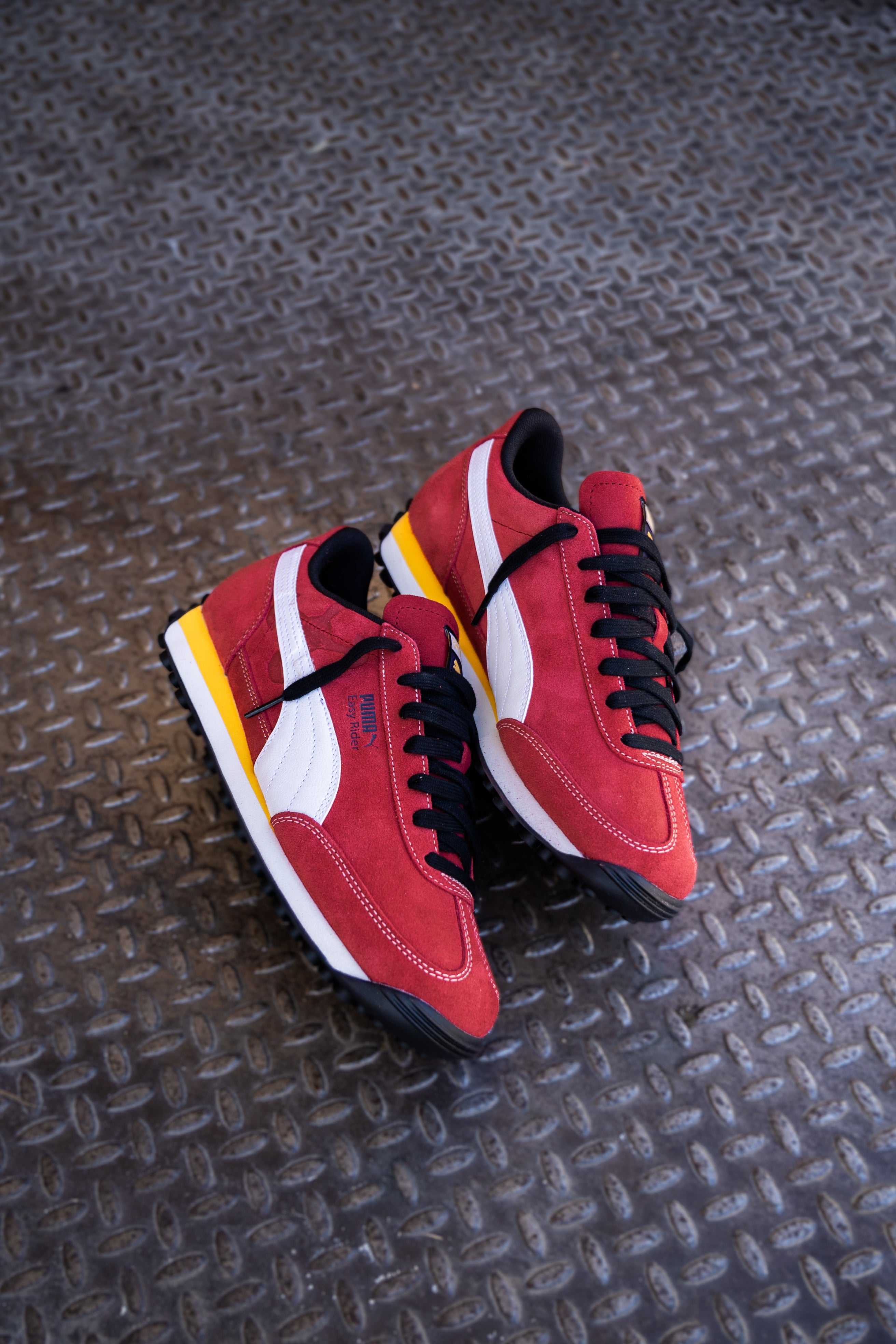 Mens Puma Easy Rider Road To Unity (Dark Crimson/Puma White) - Puma