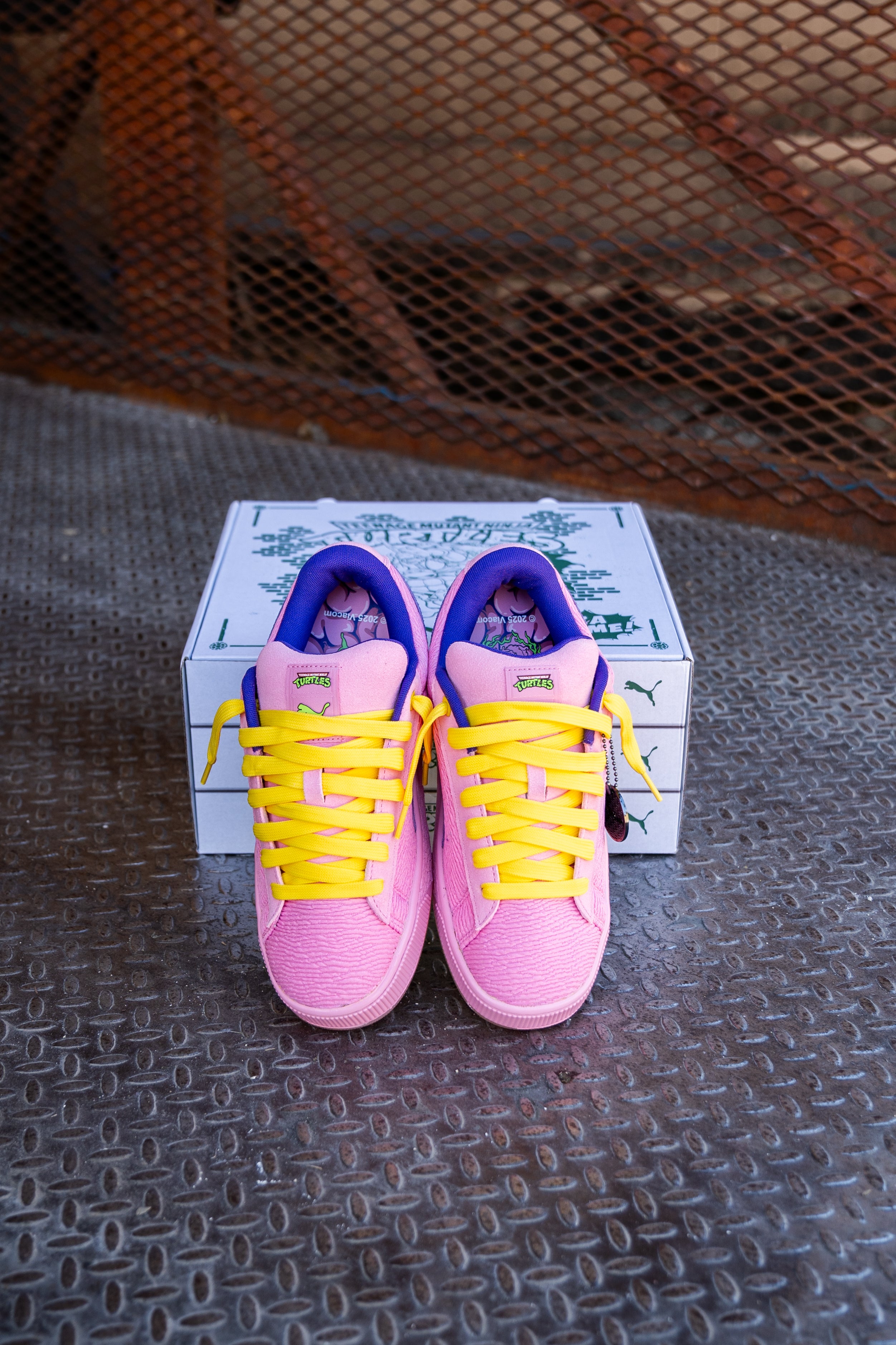 Mens Puma Suede XL Teenage Mutant Ninja Turtles (Mauved Out/Team Violet) - Puma