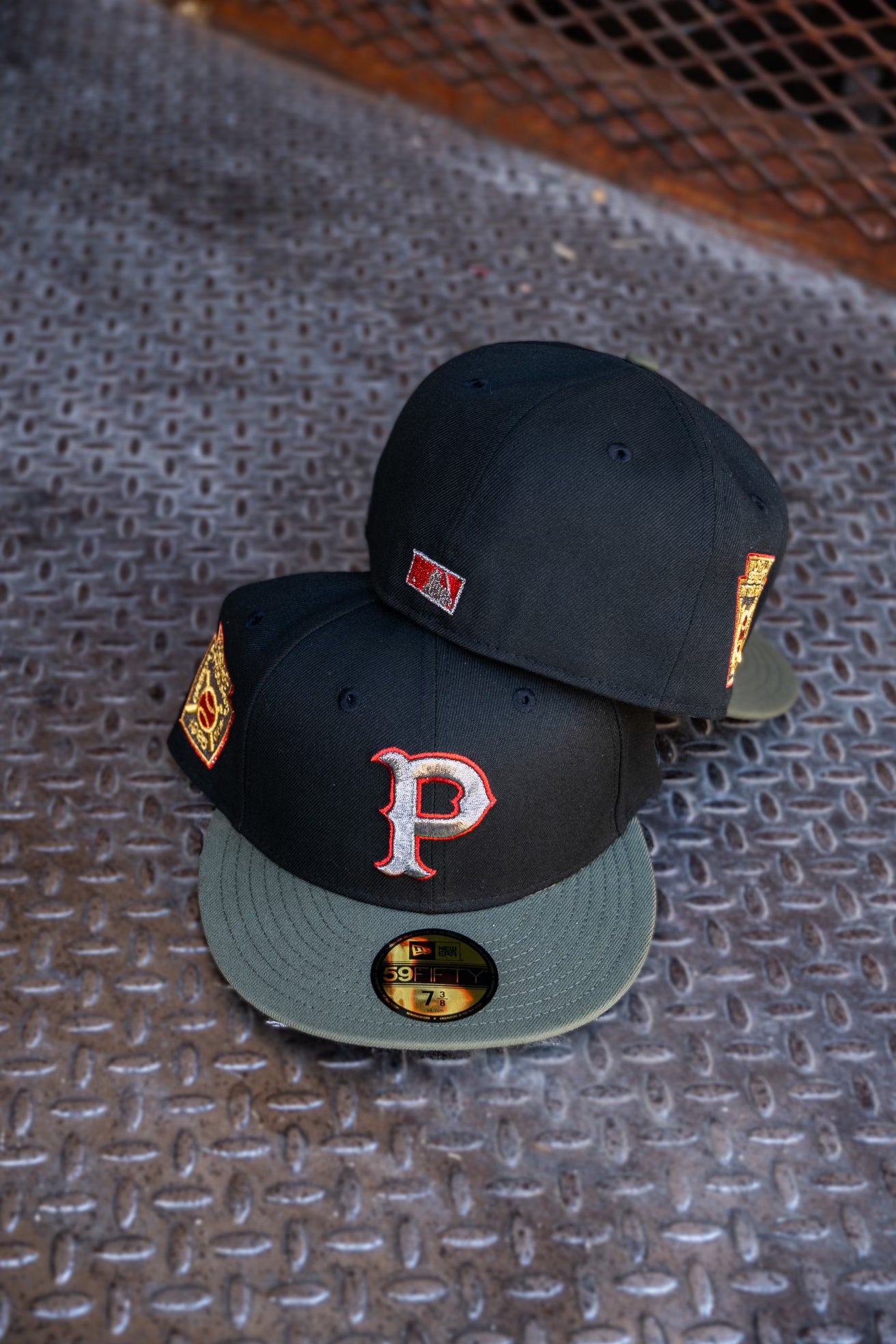 New Era Pittsburgh Pirates 1925 World Series Grey UV (Black/Olive) 59Fifty Fitted