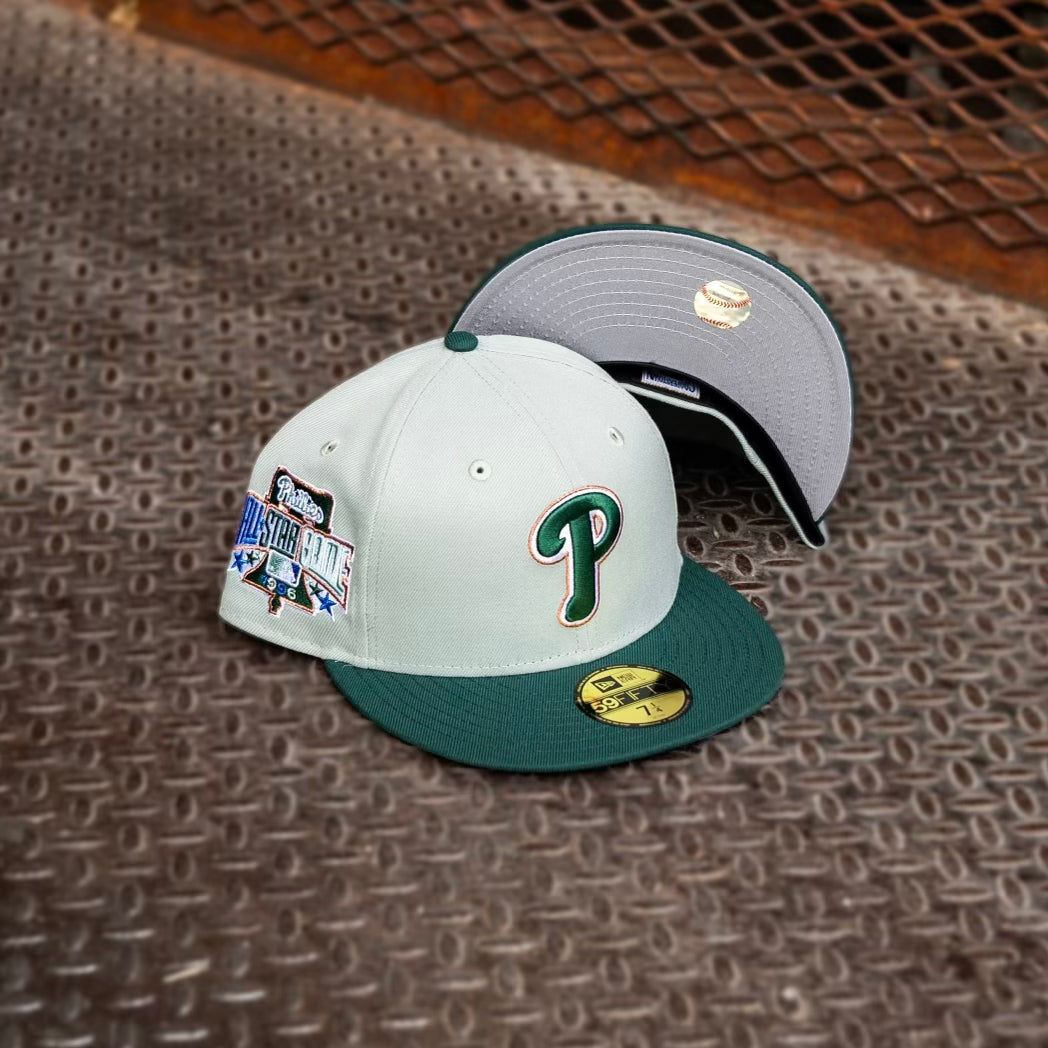 New Era Philadelphia Phillies 1996 All-Star Game Grey UV (Everest/Dk Green) 59Fifty Fitted