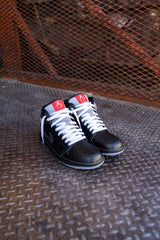 Mens Air Jordan 1 Mid SE (Black/White/Wolf Grey) - Nike