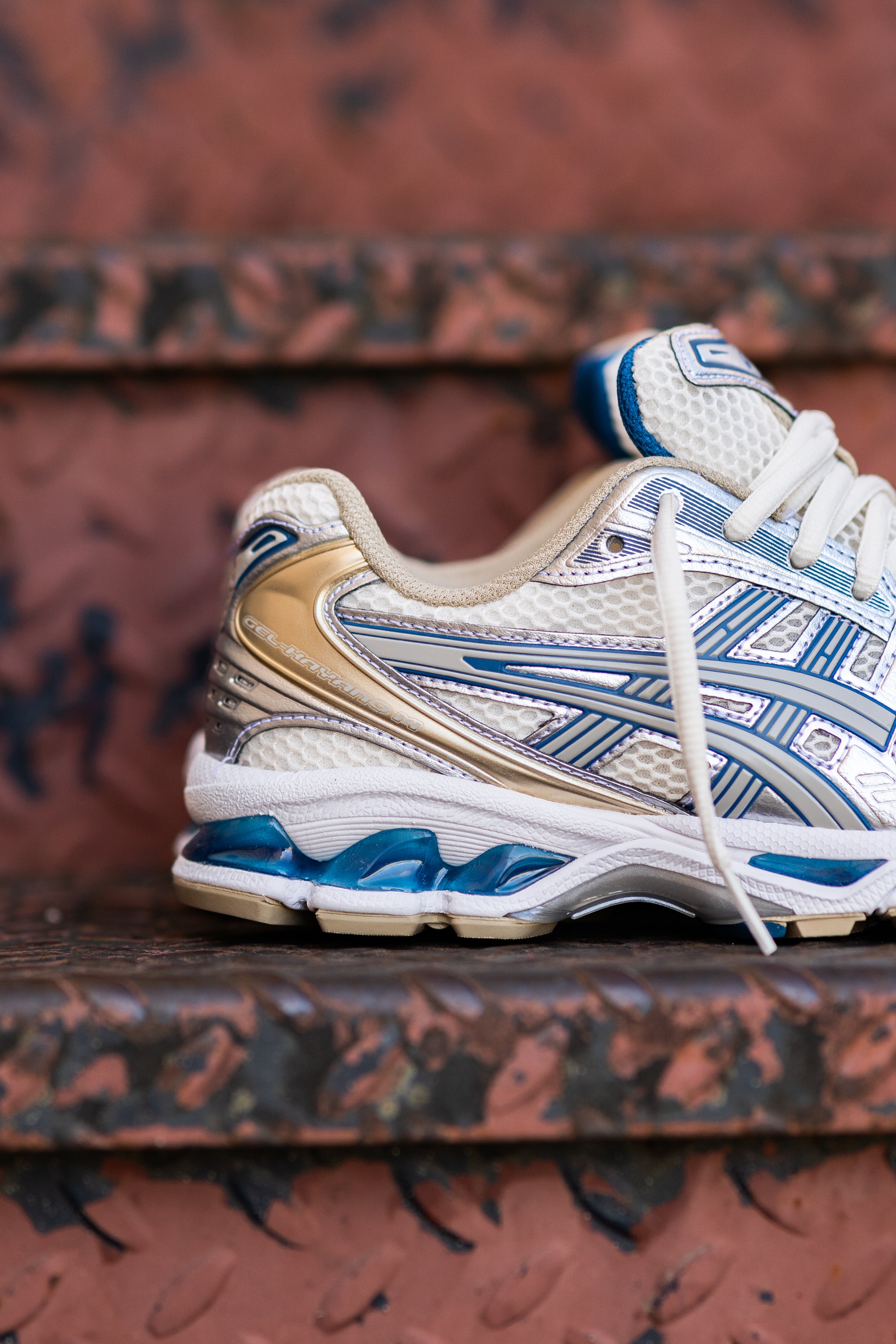 Mens Asics Gel-Kayano 14 (Cream/Pure Silver)