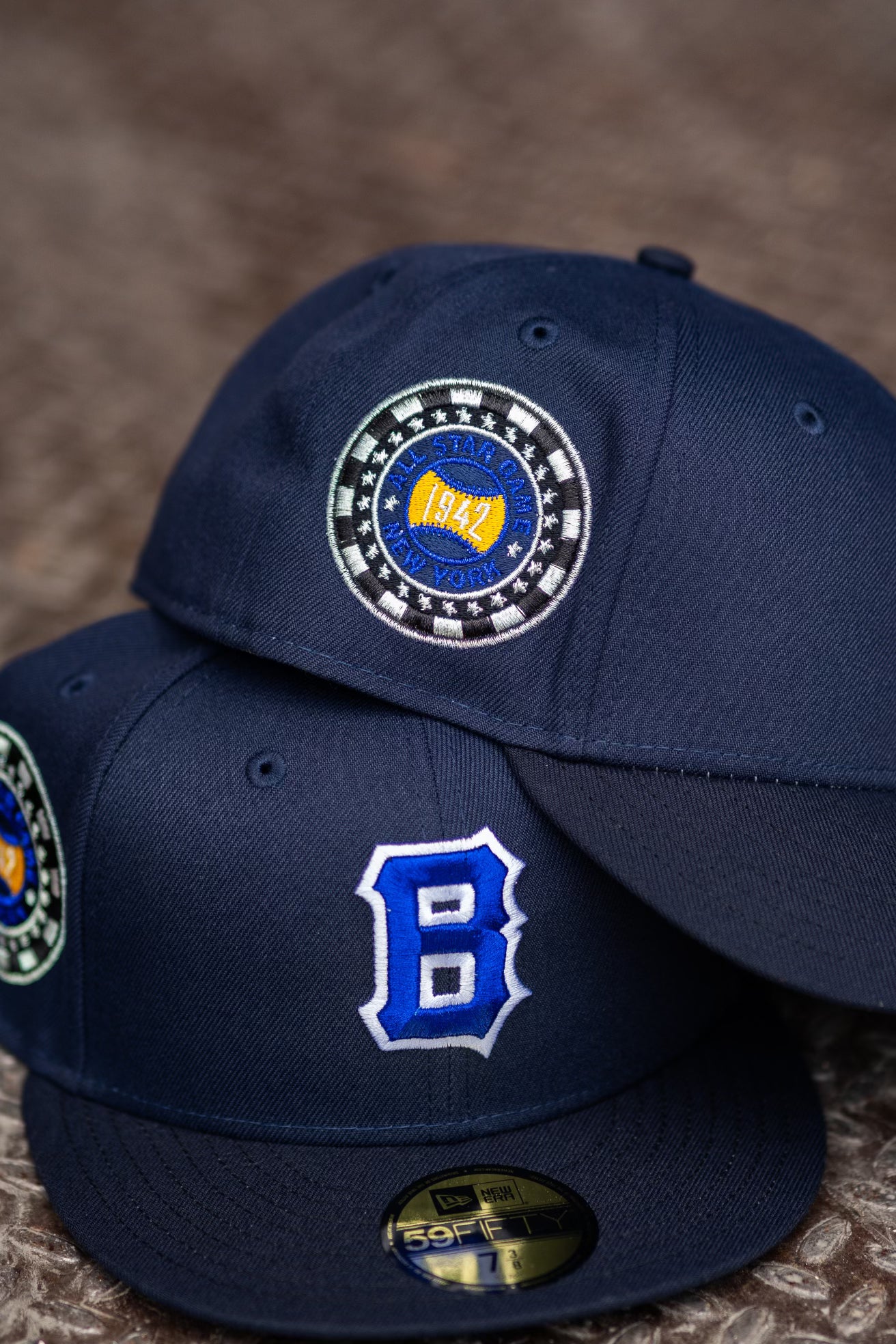 New Era Boston Bees 1942 All Star Game (Night Shift Navy/Navy) 59Fifty Fitted