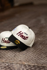 New Era Miami Heat Grey UV (Off White/Black) 59Fifty Fitted