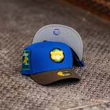 New Era Chicago Cubs Be Alert Grey UV (Royal/Walnut) 59Fifty Fitted