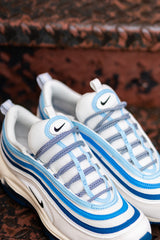 Mens Nike Air Max 97 (Summit White/Black-Court Blue)