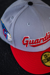 New Era Cleveland Guardians Azure Blue UV (Grey/Red) - New Era