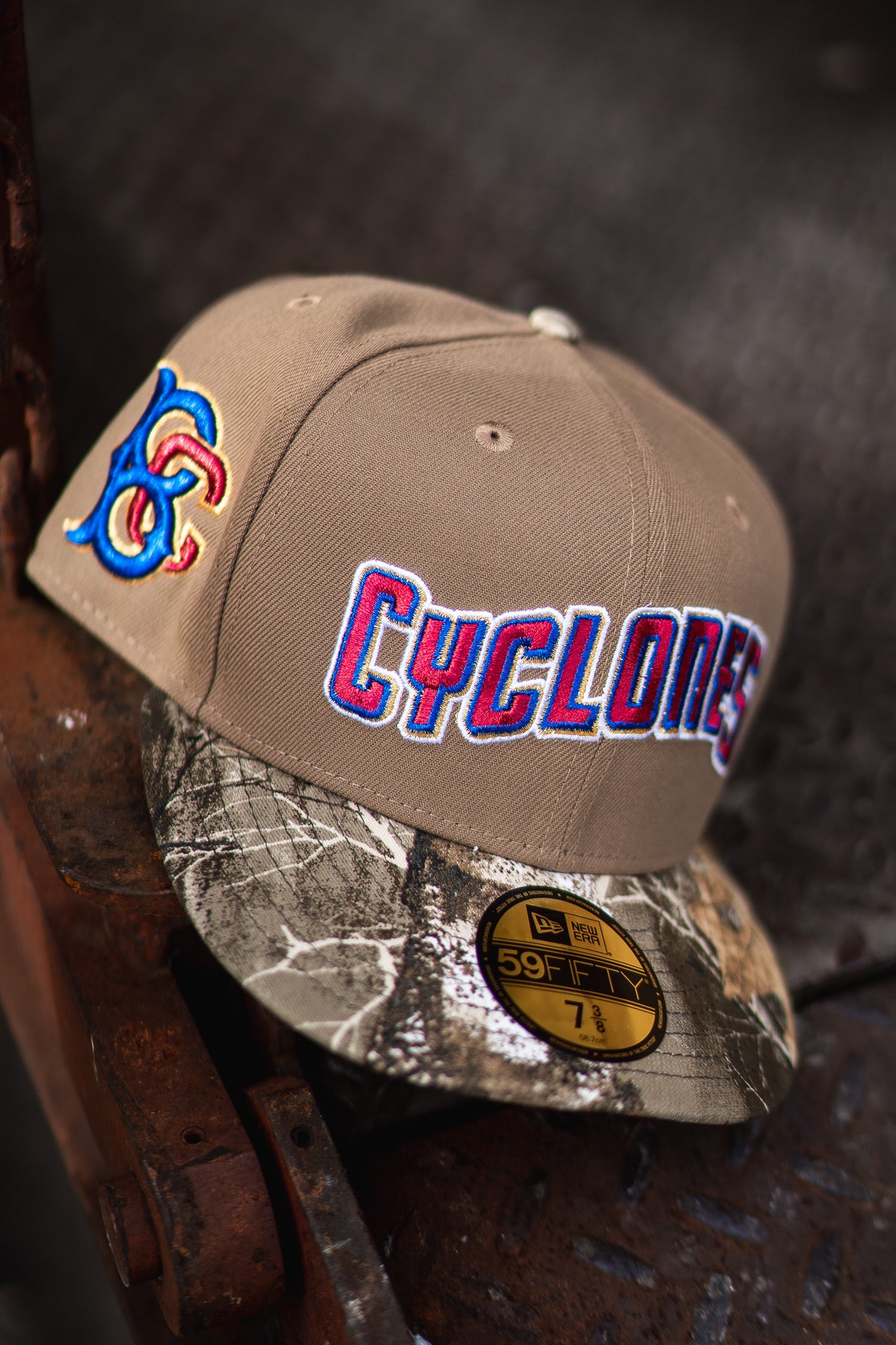 New Era Brooklyn Cyclones Grey UV (Beige/Real Tree Camo) - New Era