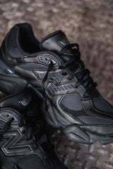 Mens New Balance 9060 (Triple Black) - U9060NRI - SNEAKER TOWN