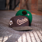 New Era Baltimore Orioles 60th Anniversary Green UV (Mocha/Corduroy) - New Era