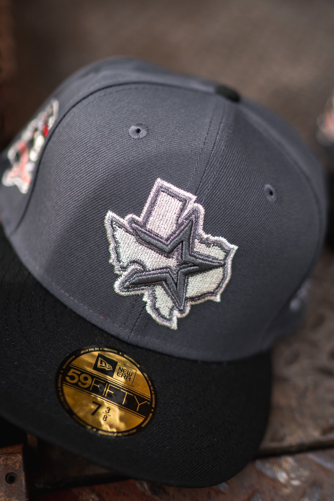 New Era Houston Astros 45th Anniversary Grey UV (Charcoal/Black) - New Era