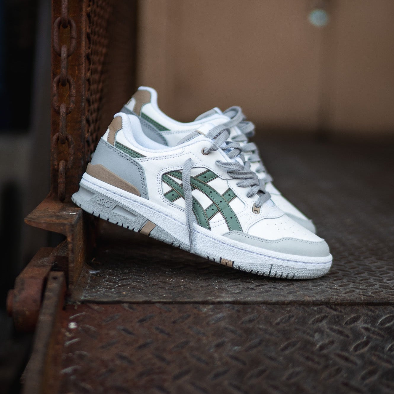 Mens Asics EX89 (White/Slate Grey) - Asics