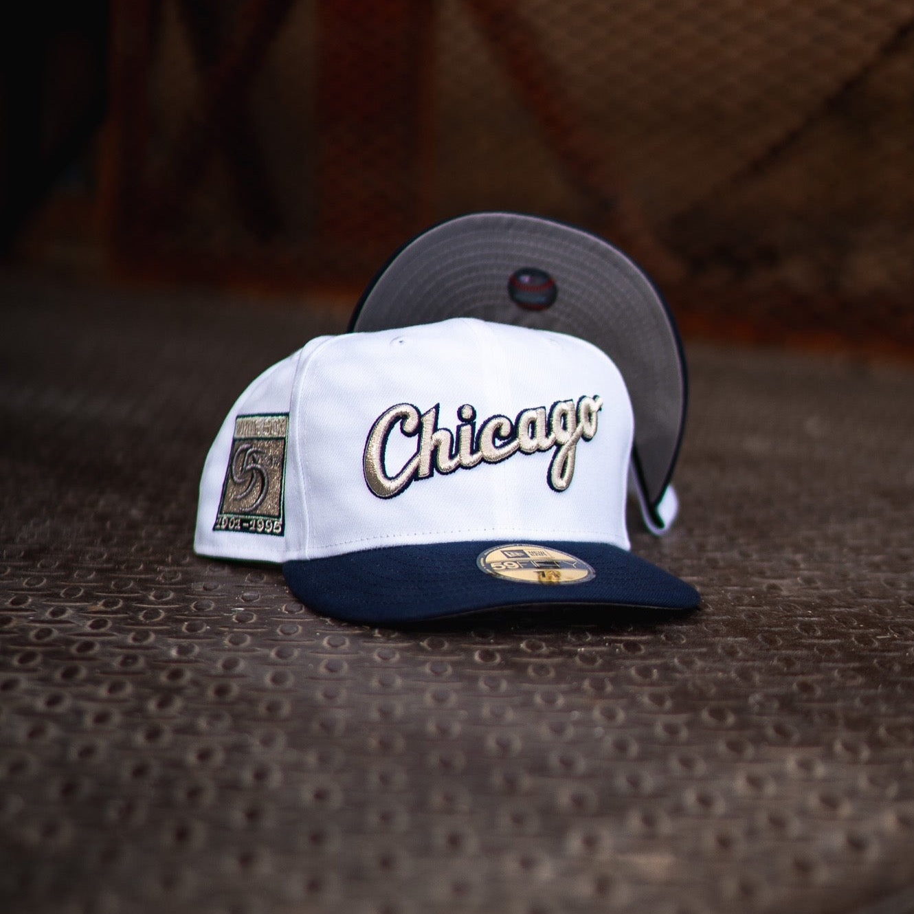 New Era Chicago Sox 95th Anniversary Grey UV (White/Navy Blue) - New Era