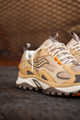 Mens Saucony Grid Aura X (Whey/Orange) - Saucony