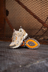 Mens Saucony Grid Aura X (Whey/Orange) - Saucony