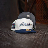 New Era Houston Astros 50th Anniversary Grey UV (Off White Corduroy/Navy Blue) - New Era