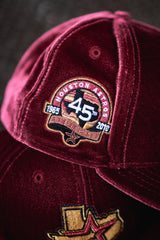 New Era Houston Astros 45th Anniversary Grey UV (Burgundy Velvet) - New Era