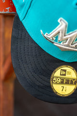 New Era Florida Marlins Grey UV (Teal/Black Camo) - New Era