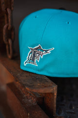 New Era Florida Marlins Grey UV (Teal/Black Camo) - New Era