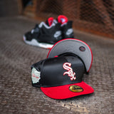 New Era Chicago White Sox Grey UV (Black Satin/Red Corduroy) - New Era