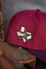 New Era Houston Astros Grey UV (Maroon/Burgundy) - New Era