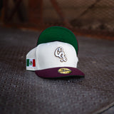 New Era Guerreros de Oaxaca Mexico Green UV (Off White/Burgundy) - New Era