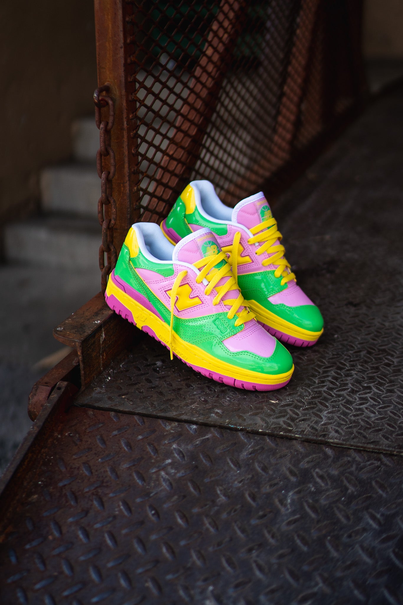 Mens New Balance 550 (Neon Multi) - BB550YKA - SNEAKER TOWN